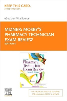 Mosby's Apotheke Techniker Prüfung Rezension Elsevier eBook über Vitalsource (Einzelhandel AC