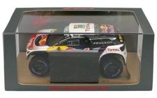 Spark 1/43 Peugeot 3008 DKR Dakar 2017 #309 S.Loeb D.Elena Used