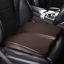 LARROUS Car Seat Cushion - Comfort Memory Foam Seat Cushion for Car Seat Driver,