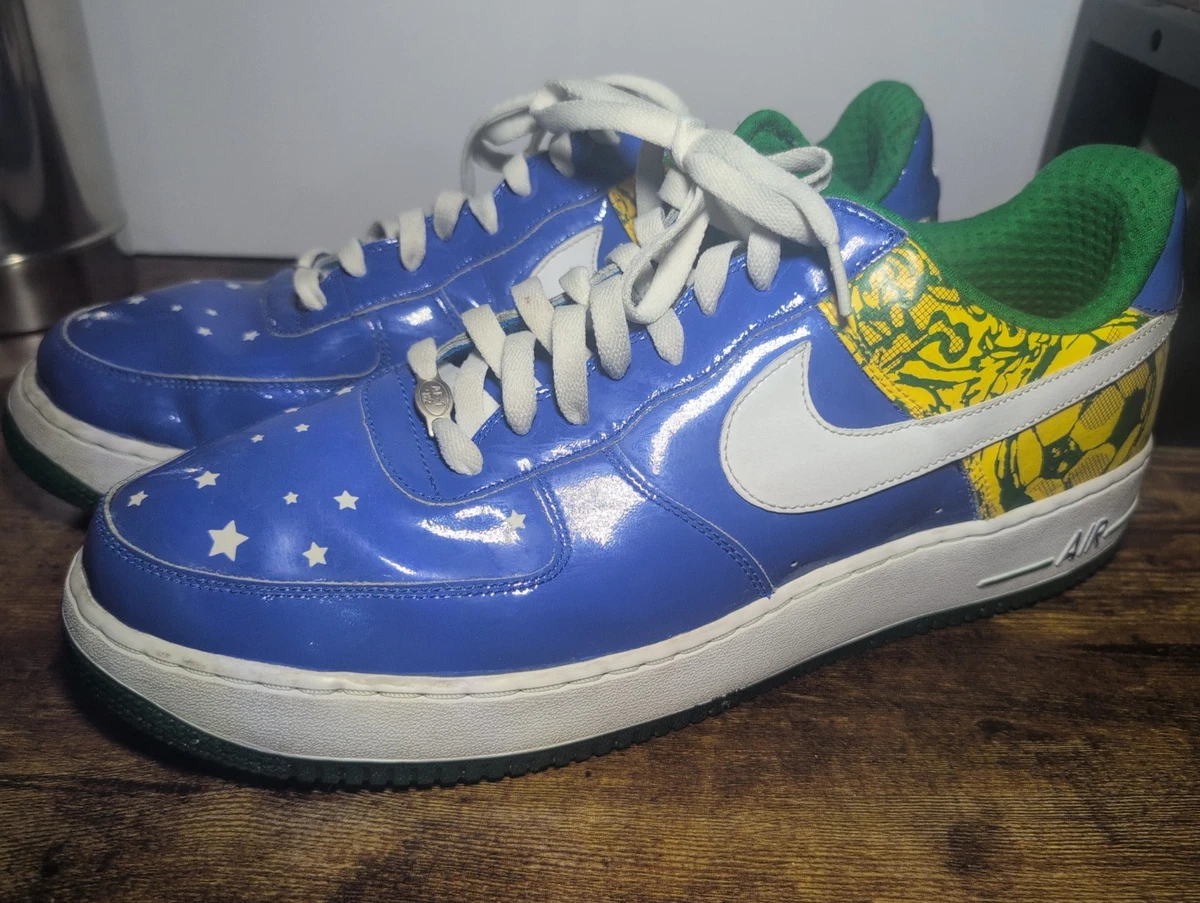 Nike AIR FORCE 1 PREMIUM COLLECTION ROYALE \'RONALDINHO\' Size 18 - RARE Nike Air Force 1 -  main image 3