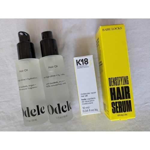 Hair Care Bundle K18 Oil Babe Locks Serum Odele Oil