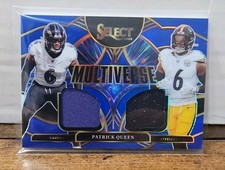 2025 Panini Select - Multiverse Patrick Queen #MVJ-PQN Blue Prizm (MEM)