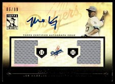 2010 Topps Tribute Autograph Dual Relics Matt Kemp Auto 86/99 Los Angeles