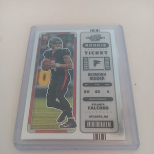 2022 Contenders Optic DESMOND RIDDER Rookie Ticket #70 Rookie Atlanta Falcons