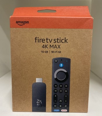 Amazon Fire TV Stick 4K Max 16GB streaming device, supports Wi-Fi