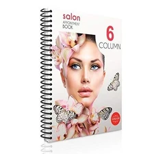 Karlash 6 Column Undated Appointment Book  6 Person Daily + Hourly Schedule