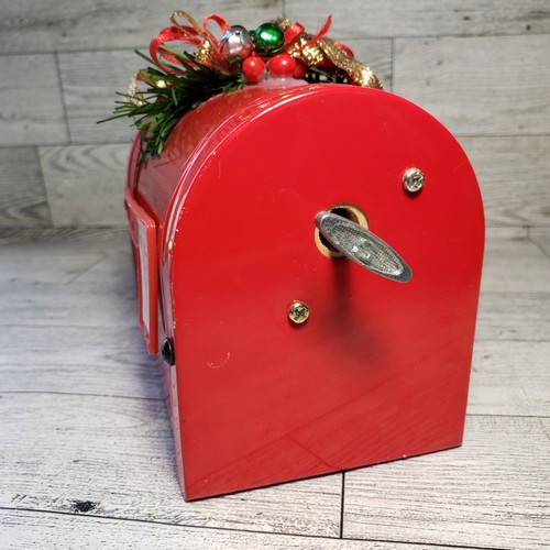 Music Box Motion Christmas Mailbox Santa Claus Is Coming To Town Berkley Designs - Picture 8 of 8