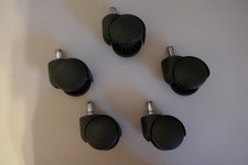 chaise de bureau gaming roulettes de remplacement (lot de 5)