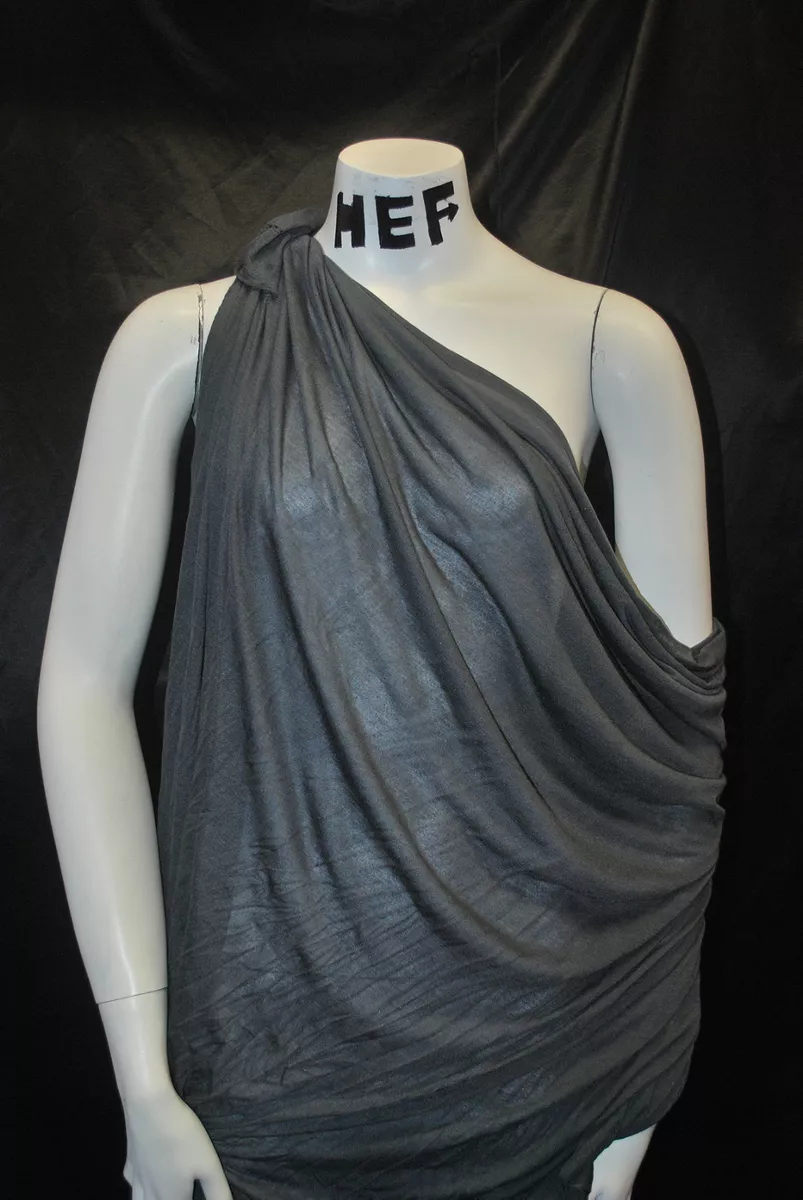 Micro Modal Silk Jersey Sheer Knit Fabric Ecofriendly Fiber Metal Gray 4.5 oz