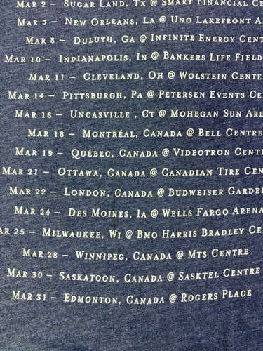 The Lumineers CLEOPATRA WORLD TOUR T-SHIRT ORIGINAL OFFICIAL MERCHANDISE NEW!! - Picture 7 of 31