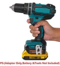 1x for Makita 18V Style Tools Compact Adapter Uses for Dewalt 20V XR/DCB Battery