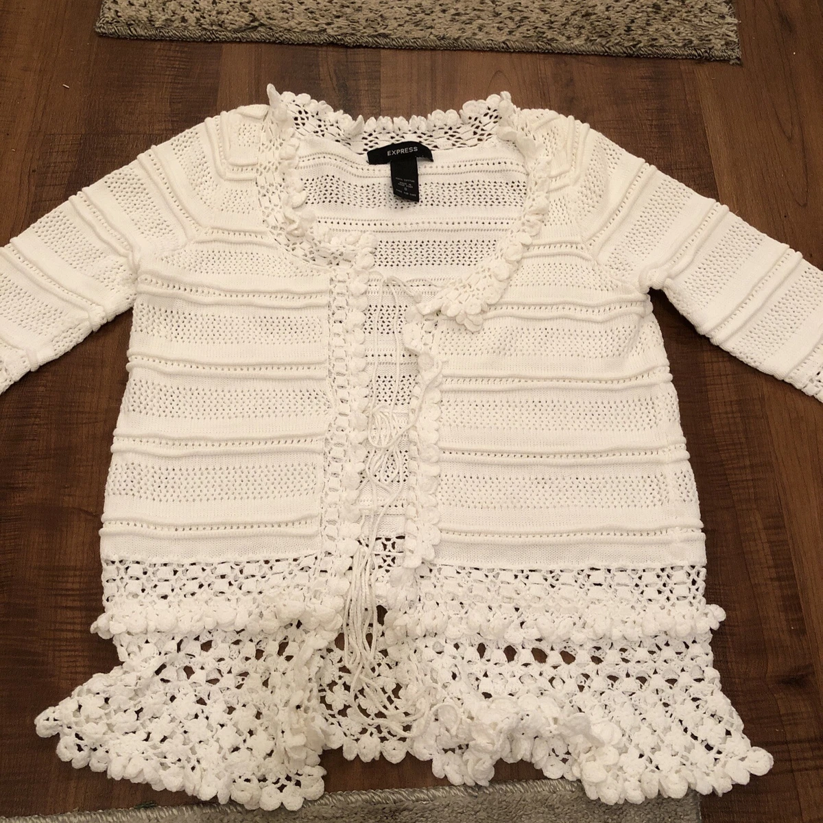 Express clearance white sweater