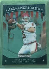 Baker Mayfield 2019 Panini Prizm Draft Picks #18 All-Americans Sooners Browns 🔥