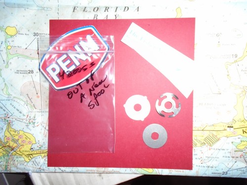 PENN 4200SS DRAG WASHER SET NEW PENN REEL PART 54-4200 57-4200 + TEFLON WASHER - Picture 2 of 2