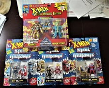 X-Men STEEL MUTANTS Spy Wolverine, Cable, Magneto, Trevor/Maverick NEW 
