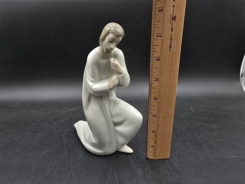 Statuina Lladro San Giuseppe Natività Bastone Mancante #4533 - Foto 8 di 9