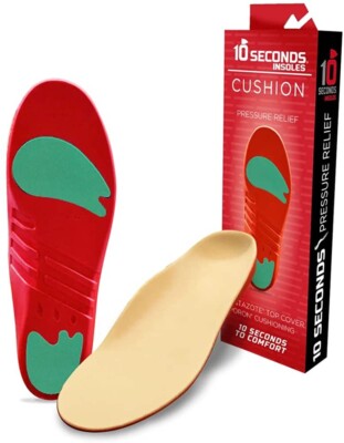 10 Second Insoles - Superior Pressure & Orthotic Relief - 3020 - M9/9.5 F10.5/11