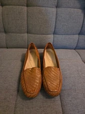 Easy Spirit Sedevitt8 Womens Shoe Size 9 Woven Basketweave Brown