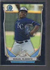 MIGUEL ALONTE  2014 BOWMAN CHROE DRAFT TOP PPROSPECTS BLACK REFRACTOR #CTP-71/75
