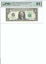 1981 $1 FRN FR1911-G* PMG 64 EPQ, Chicago * Note S/N G05596774*!!!