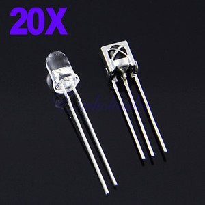 20x 940nm 5mm IR infrared Launch Tube Diode Emitter Emitting LED Lamp Blub