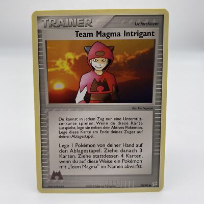 Pokémon Team Magma Intrigant 70/95 DE Common EX Team Magma vs. Team Aqua 2005