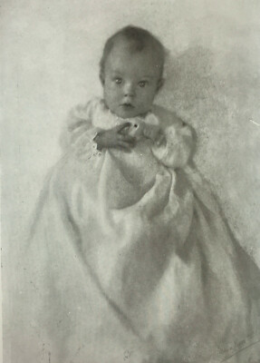Schöne Studie eines Babys ''Young Canada'' 1917-18 von Minna Keene 1861-1943