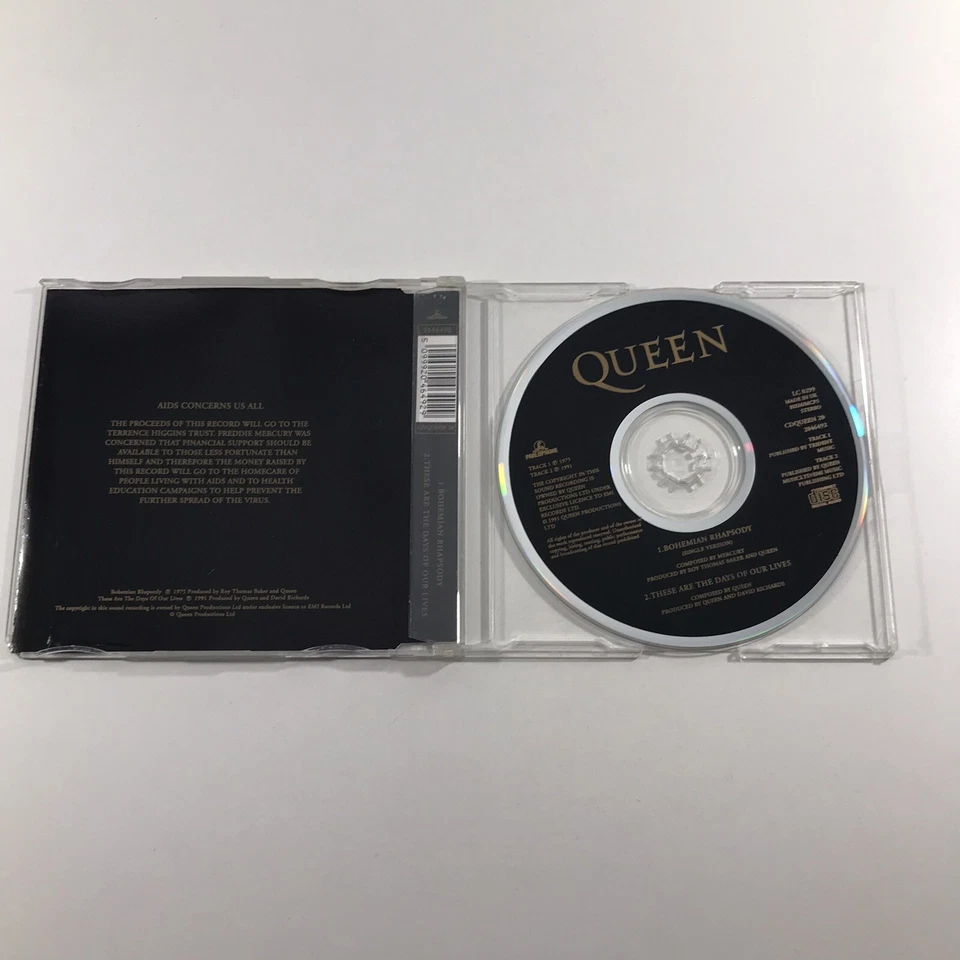 Queen - Bohemian Rhapsody / These Are The Days Of Our Lives CD Estuche Delgado Único Foto 4 de 4