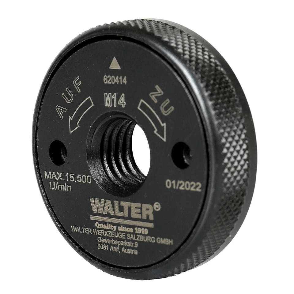WALTER Quick Spannmutter für Winkelschleifer M14, Schnellspannmutter - Bild 2 von 4