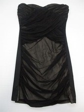 BLVD BLVD Women's Size M Fitted Date Strapless Little Black Dress NEW