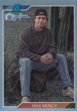 MAX MUNCY BOWMANS BEST ROOKIE 1992 BY RANDY JOHNSON RC A'S ATHLETICS #14 2023 23