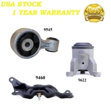 3 PCS FRONT MOTOR & TRANS MOUNT FIT 2009-2014 Nissan Maxima 3.5L