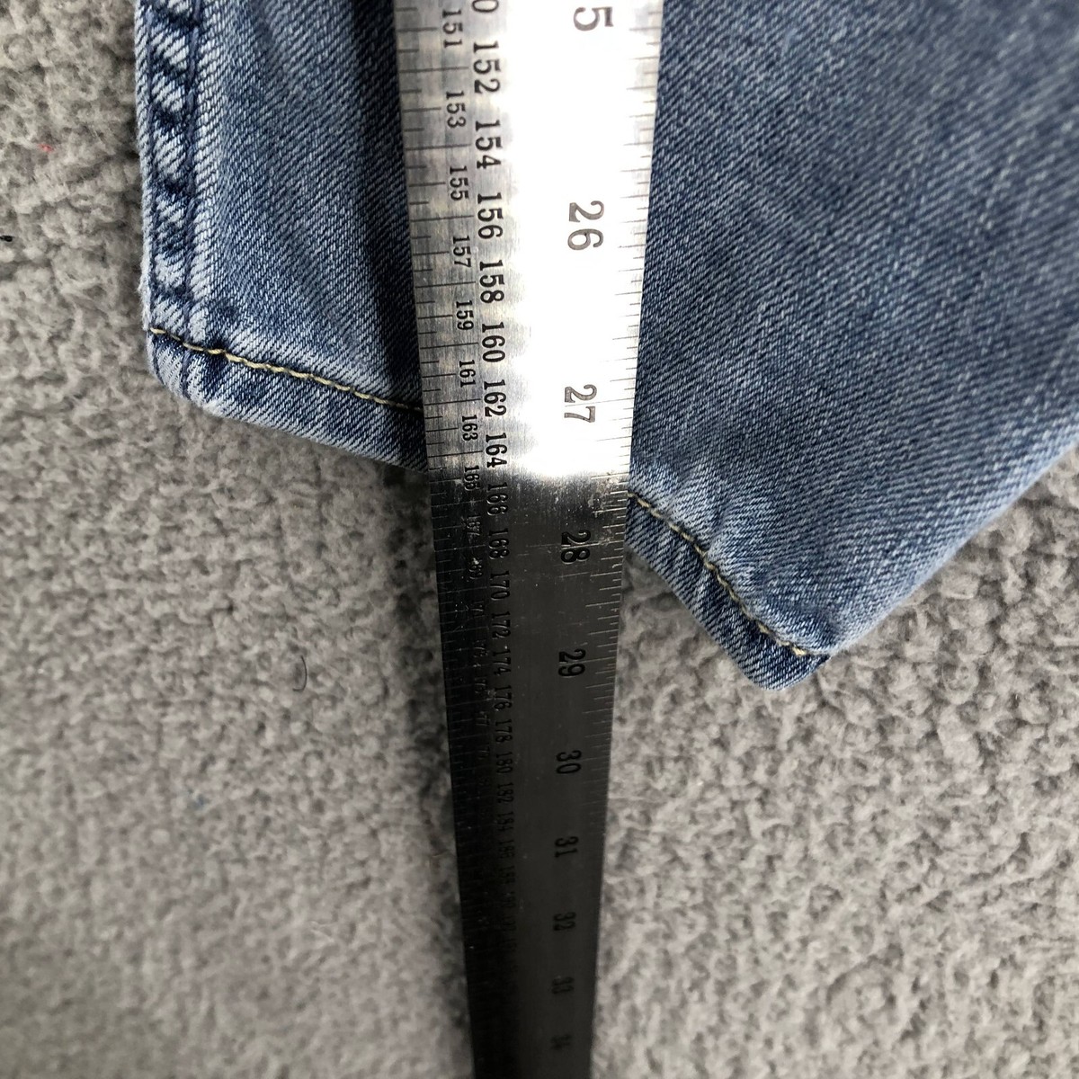 A Hollister Skinny Jeans High Rise Destroyed Ripped Womens 5S
