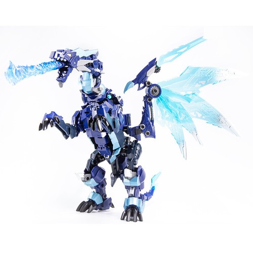 Juguete Transformado Jinbao 6" 8871B Freeze Devil DF08 Dragón Frío Azul Coleccionar en Caja - Imagen 5 de 11