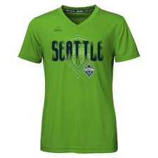 MLS Adidas Climalite, Tri-Blend, Basic Team Graphic T-Shirt Youth Girls (XS-XL)