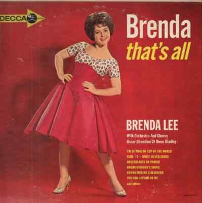 Brenda Lee Thats All Decca Vinyl LP
