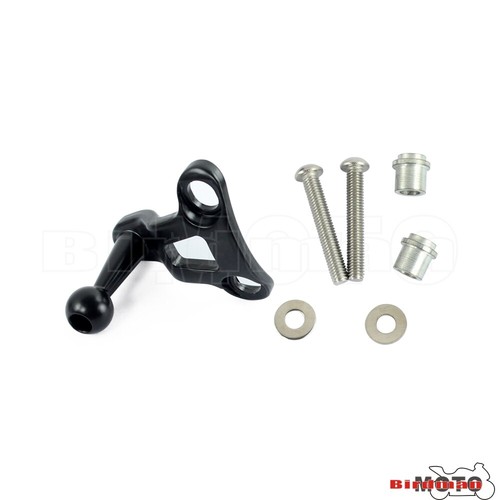 Handlebar Mount Cell Phone Carrier Holder Bracket Fit Harley Sportster XL Dyna - Picture 7 of 11