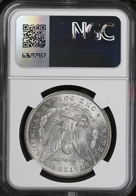 1896 Morgan Silver $1 NGC MS 63 BX12-7 | eBay
