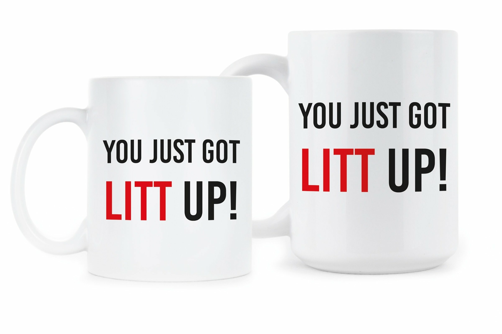 You Just Got Litt Up! mug. Suits Season 3, Epi. 9 Bad Faith Mug can be  found at nbcstore.com & NBC Experience Store, NYC