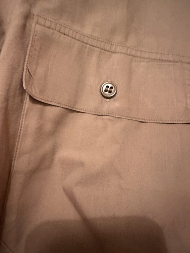 WWII ELBECO Combed Cotton Khaki Long Sleeve Military Uniform Shirt EUC - Picture 4 of 8