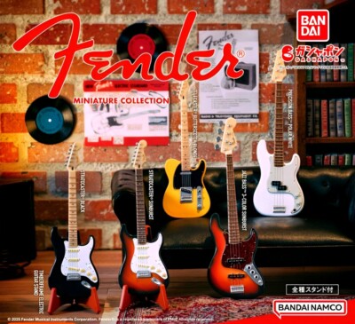 Fender Miniature Collection Complete set of 5types BANDAI JAPAN | eBay