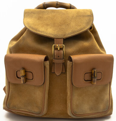 GUCCI RUCKSACK BACKPACK BAMBUS BAMBOO HANDTASCHE HAND BAG TASCHE ELEGANT RAR