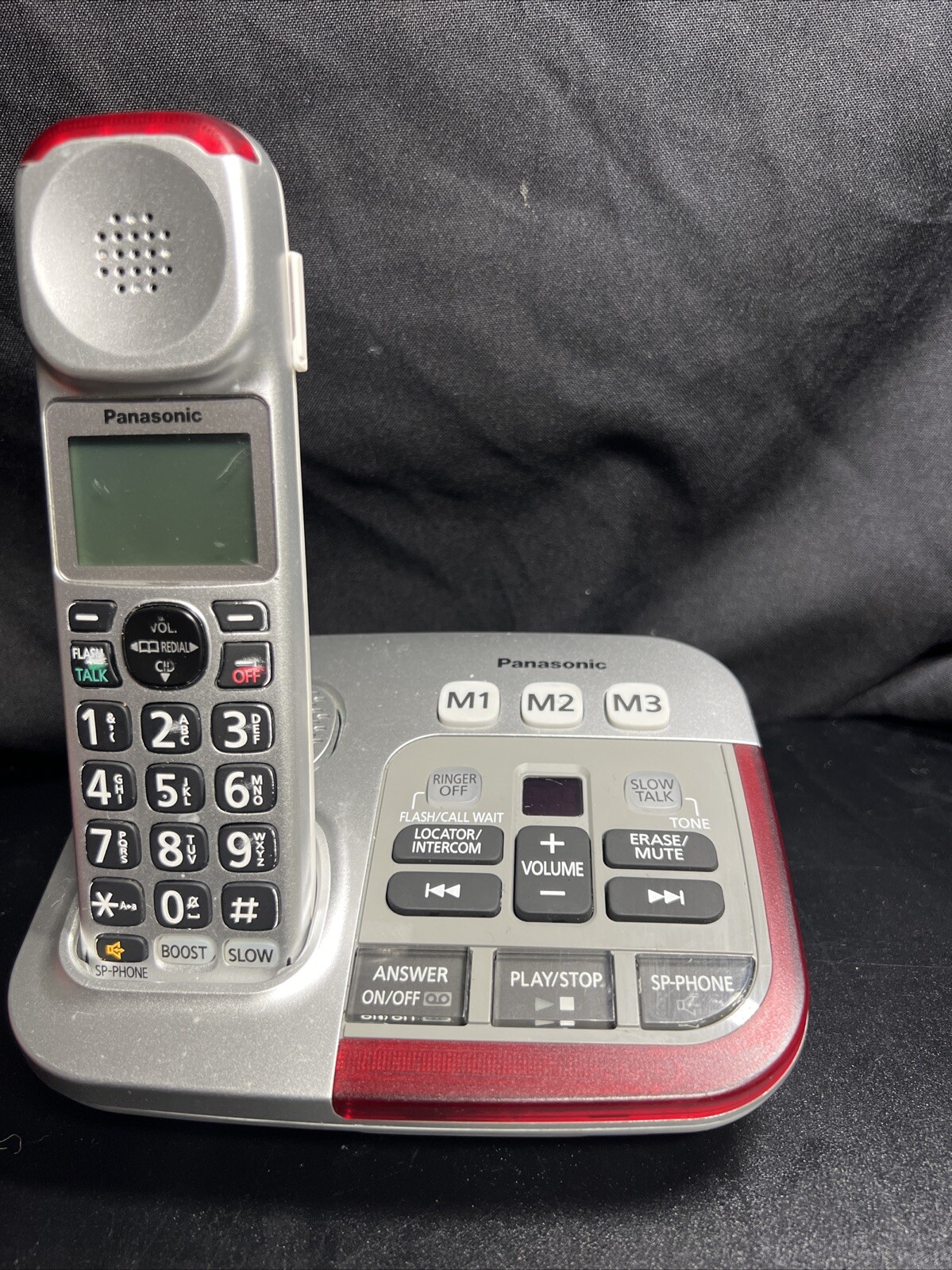 Panasonic KXTGM450S Cordless Telephone with Answering Machine No AC 885170263093 eBay