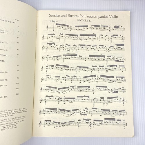 Bach Works for Violin Complete Sonatas for Unaccompanied Paperback - Picture 6 of 8