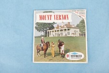 VINTAGE VIEW-MASTER 3D REEL PACKET A812 MT. VERNON VIRGINIA COMPLETE