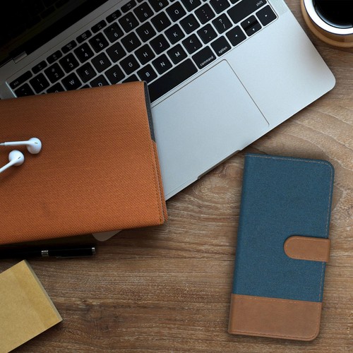 EAZY CASE Huawei P30 Lite / New Edition Pokrowiec Etui na telefon komórkowy Jeansy Futerał ochronny - Zdjęcie 7 z 9