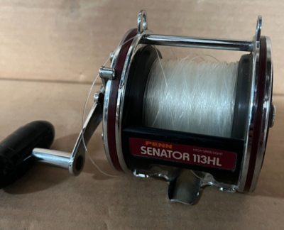 Vintage Penn SPECIAL SENATOR 113HL 4/0 Big Game Reel RED NICE | eBay