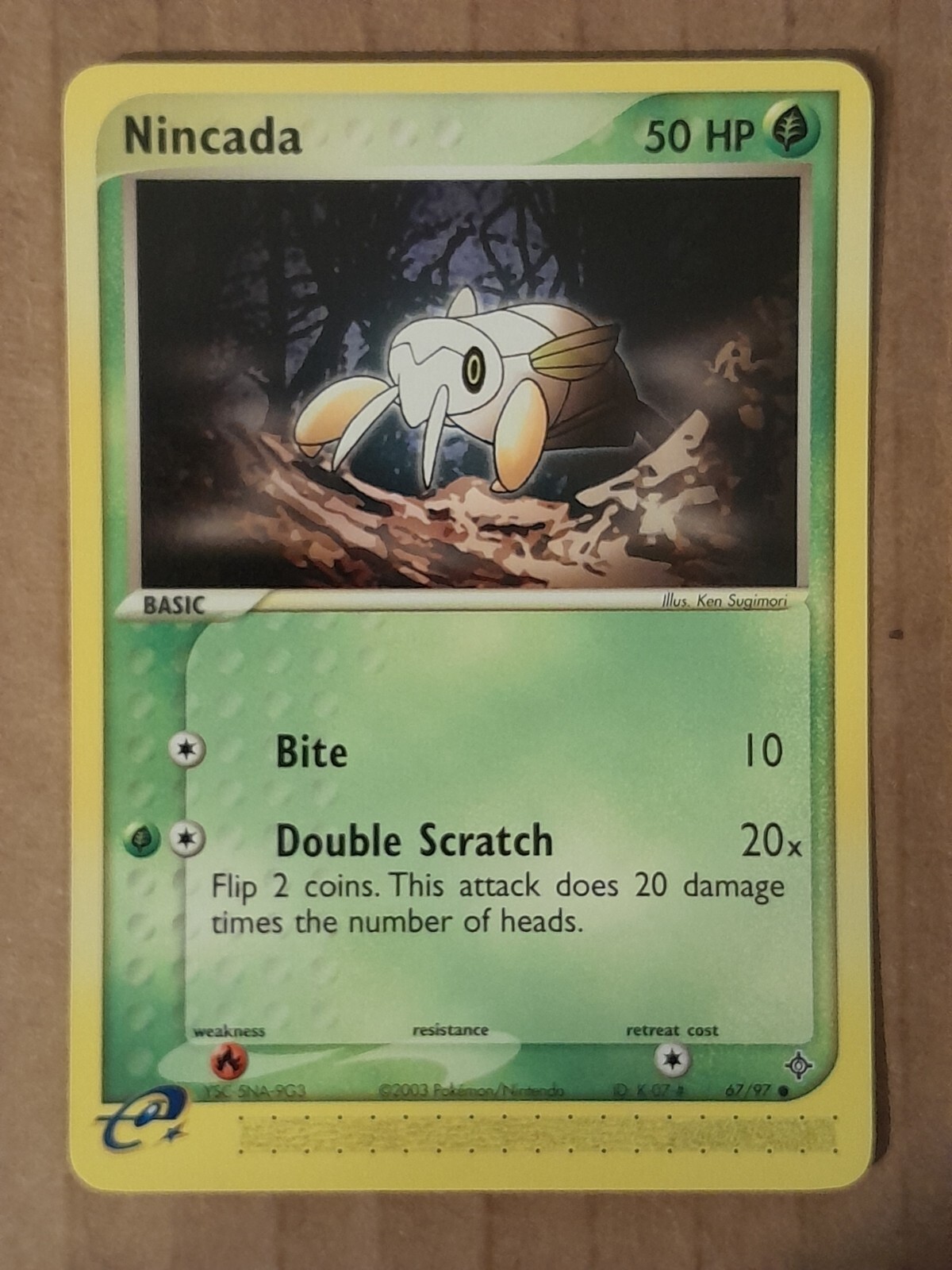 Pokemon Nincada 67/97 Ex Dragon NM-Mint See Pictures