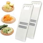 LOT 2 RUSSIAN UKRAINIAN PLASTIC GRATER SLICER KOREAN CARROT+ RECIPE IN ENGLISH