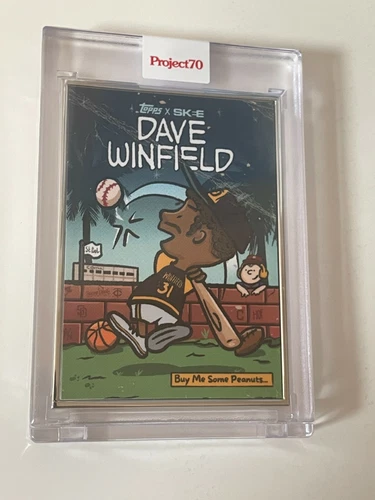 2021 Topps Project 70 Dave Winfield DJ SKEE 891 AP Artist Proof PEANUTS Schultz 